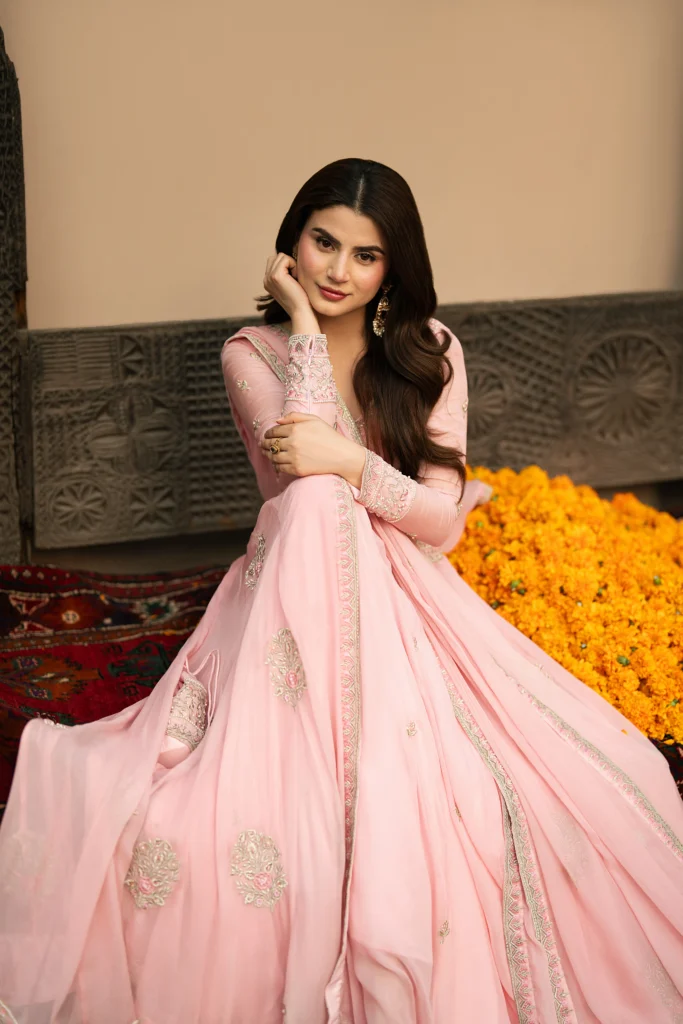Gul luxury pink silk sari by Gulab Official