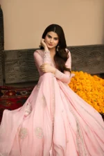 Gul luxury pink silk sari by Gulab Official